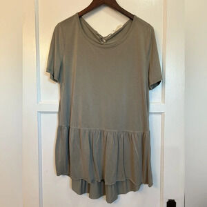 Boutique Olive Top XL